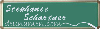 Stephanie Schartner Visitenkarte